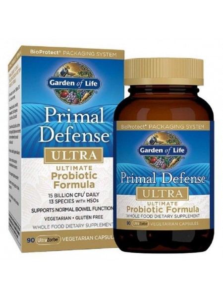 Пробиотик Garden of Life Primal Defense, Ultra, Ultimate Probiotic Formula 90 Veg Caps GOL-11235