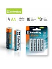 Батарейка ColorWay Alkaline Power AA/LR06 BL 4шт