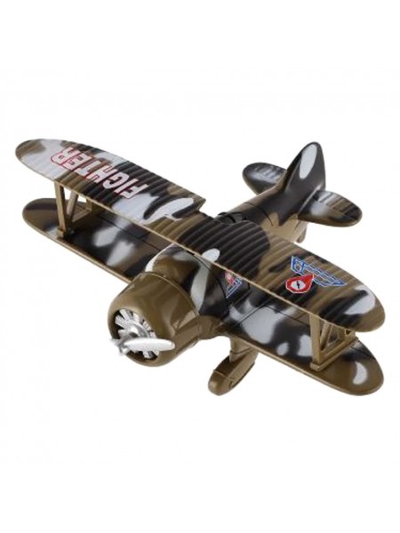 Дитячий металевий "Самолет" A-Toys XG879-102 інерційний Хакі