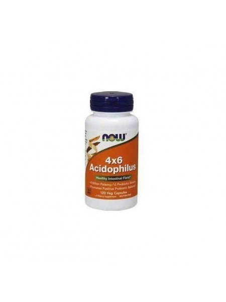Пробиотик NOW Foods 4X6 ACIDOPHILUS 120 Veg Caps
