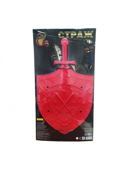 Ігровий набір "Страж" Mtoys 21233 щит + меч Червоний