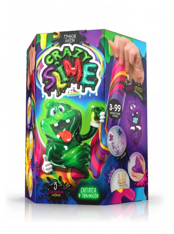 Безпечний освітній набір для проведення дослідів "Crazy Slime" Danko Toys SLM-01-01U