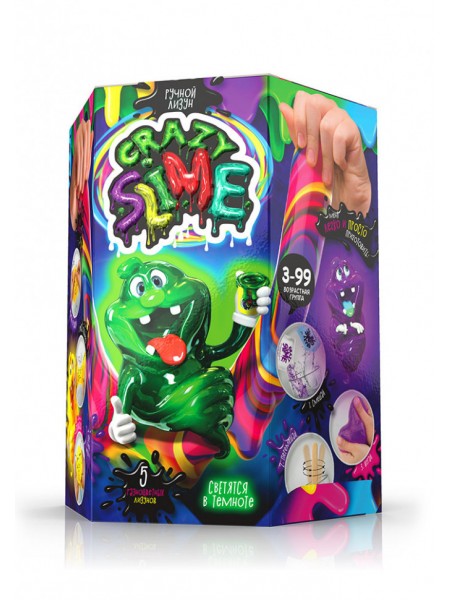 Безпечний освітній набір для проведення дослідів "Crazy Slime" Danko Toys SLM-01-01U