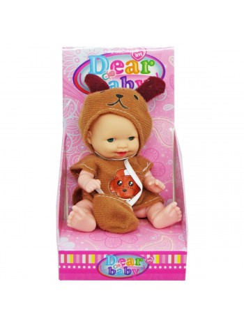 Пупс маленький у костюмі Собачка MiC (QX128)