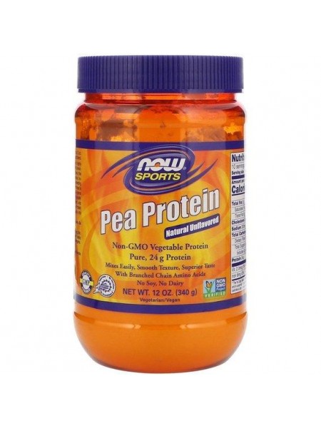 Протеин NOW Foods Pea Protein 340 g /10 servings/ Unflavored