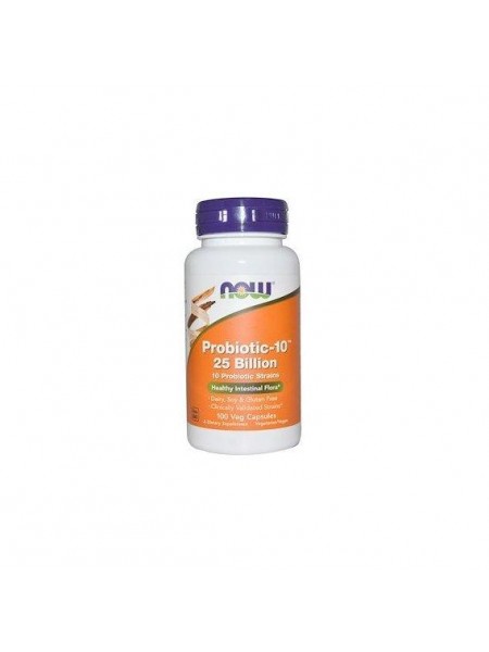 Пробиотик NOW Foods Probiotic-10 25 billion 100 Veg Caps