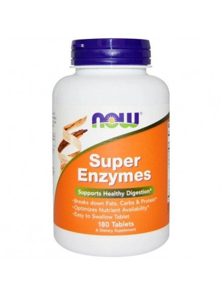 Травні ферменти NOW Foods Super Enzymes 180 Tabs