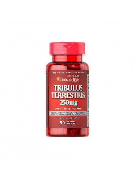 Тестостериновий комплекс Puritan's Pride Tribulus Terrestris 250 mg 90 Caps