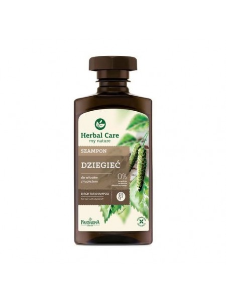 Шампунь для волосся проти лупи Березово-Дегтярний Herbal Care Farmona 330 мл
