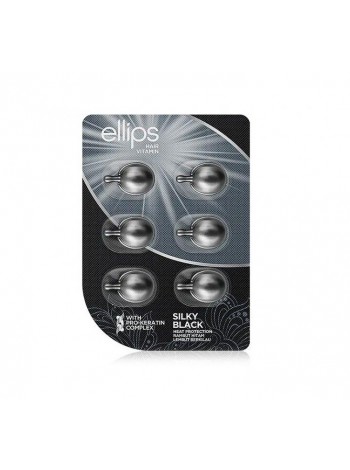 Вітаміни-олія для волосся Шовкова ніч з Прокератиновим комплексом Ellips 6 шт.