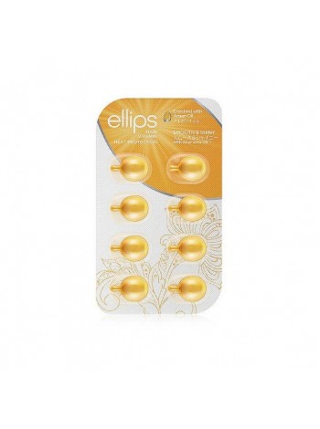 Вітаміни-олія для волосся Розкішне сяйво з олією Алое Вера Ellips 8 шт.