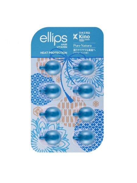 Вітаміни для волосся Сила Лотоса Pure Natura with Blue Lotus Extract Ellips 8 шт.