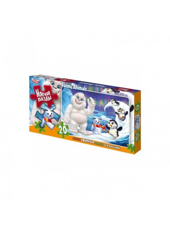 М'які пазли "Сніжна людина" Danko Toys S20-09-07 20 елементів