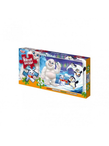 М'які пазли "Сніжна людина" Danko Toys S20-09-07 20 елементів
