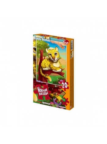 М'які пазли "Леопард" Danko Toys S20-09-11 20 елементів
