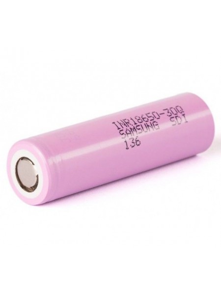 Акумулятор Samsung 18650 INR18650-30Q 3000mAh Рожевий