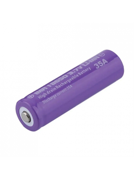 Акумулятор високотоковий Bailong 18650 IMR 35 A 3.7 V 2500 mAh Li-Mn Фіолетовий