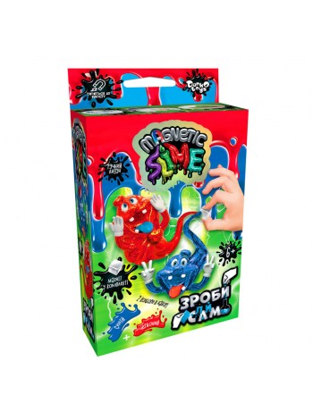 Безпечний набір для проведення дослідів "Crazy Slime Magnetic" Danko Toys SLM-Mg-02-01U02U міні-від 1