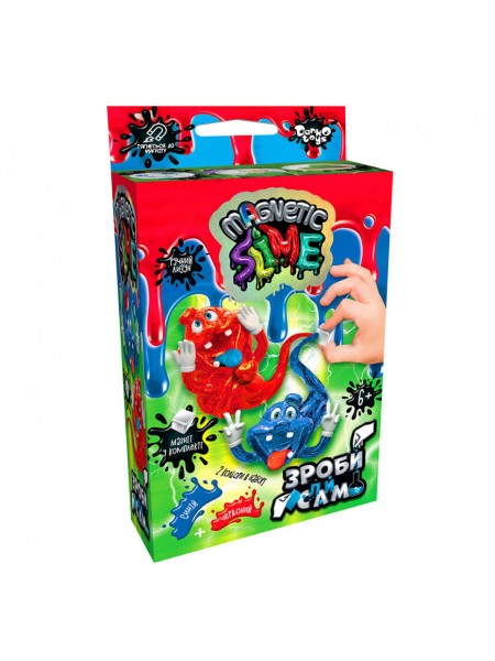 Безпечний набір для проведення дослідів "Crazy Slime Magnetic" Danko Toys SLM-Mg-02-01U02U міні-від 1