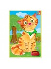 М'які пазли А5 Кіт Vladi Toys 12 шт VT1103 91 4820234764426