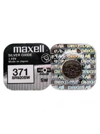 Батарейка Maxell "таблетка" SR371/920SW 1 шт./пач.