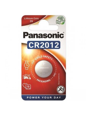 Батарейка PANASONIC CR-2012 Lithium, 3V, 1х1 шт.