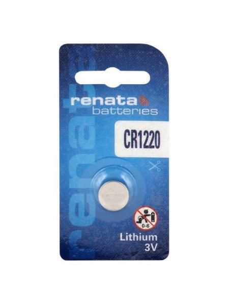 Батарейка RENATA CR1220 Lithium, 3V, 1х1 шт.