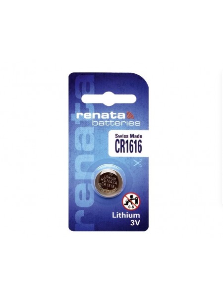 Батарейка RENATA CR1616 Lithium, 3V, 1х1 шт.