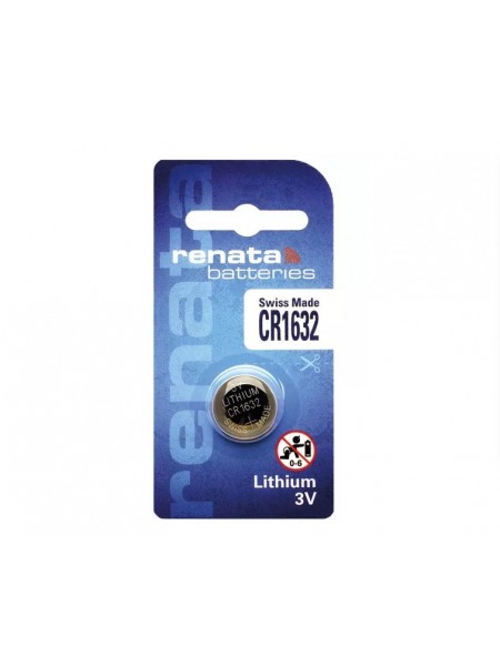 Батарейка RENATA CR1632 Lithium, 3V, 1х1 шт.