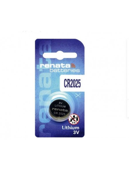 Батарейка RENATA CR2025 Lithium, 3V, 1х1 шт.