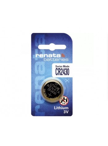 Батарейка RENATA CR2430 Lithium, 3V, 1х1 шт.