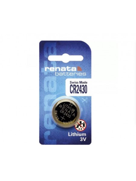 Батарейка RENATA CR2430 Lithium, 3V, 1х1 шт.