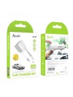 Автомобільний зарядний пристрій Avantis A910 Grand style (2 USB/2.4 A) + USB-кабель Micro-білий