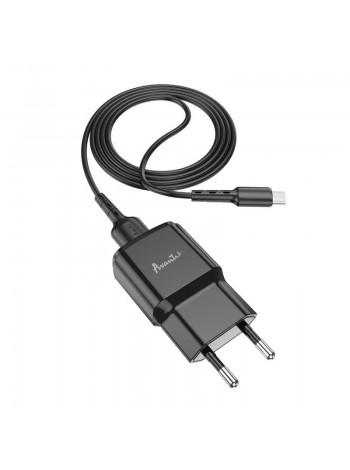 Мережевий зарядний пристрій Avantis A480 Orion (1USB/2.1A) + USB-кабель Micro-чорний