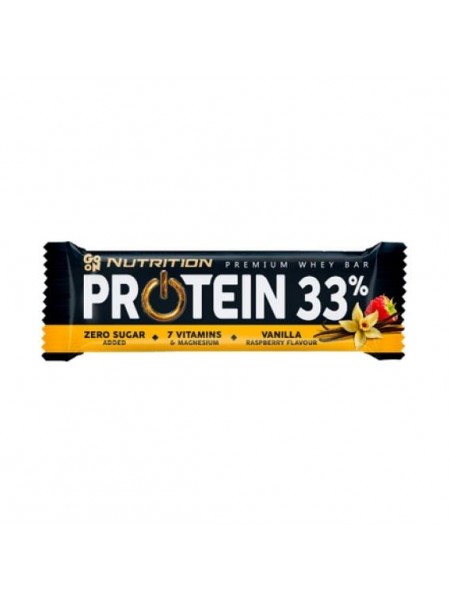 Протеїновий батончик Go On Nutrition Protein Bar 33% 50 g Vanilla Raspberry