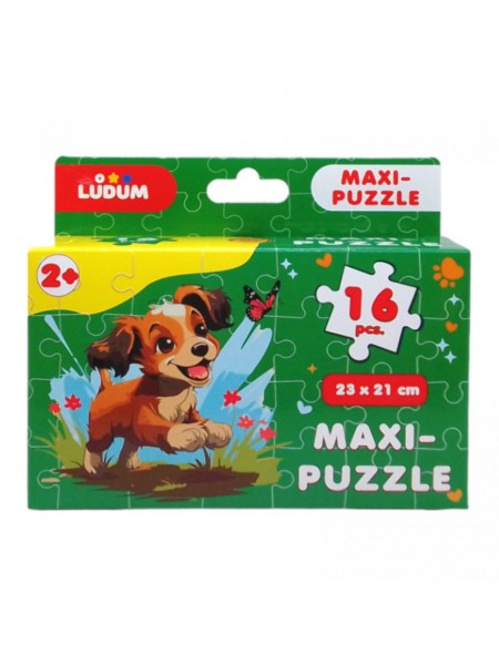 Пазл дитячий максі "Песик 1" Ludum ME5032-06 16 великих елементів