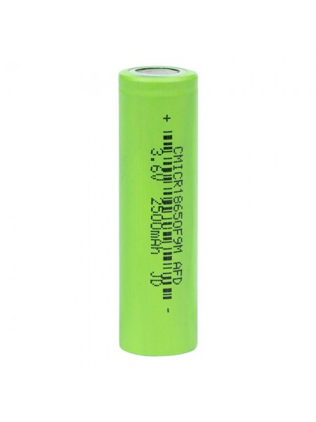Високотоковий акумулятор Sanyo 18650 2500 mAh Li-ion 3.7V Green