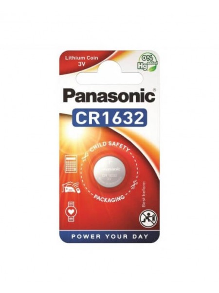 Батарейка Panasonic CR 1632 Lithium 1 (CR-1632EL/1B)