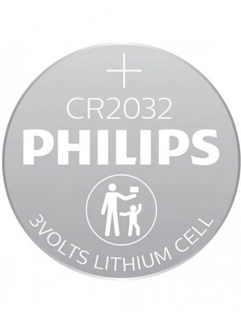 Батарейка Philips CR2032 Lithium 1 шт (CR2032/01B)