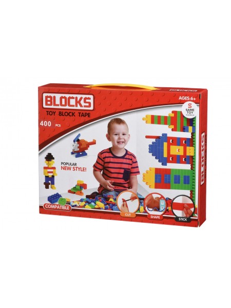 Конструктор блоковий Same Toy BLOCKS Toy Block Tape 400 деталей