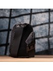Зручна слінг сумка для подорожей із якісного текстилю Vintage 22869 Сірий