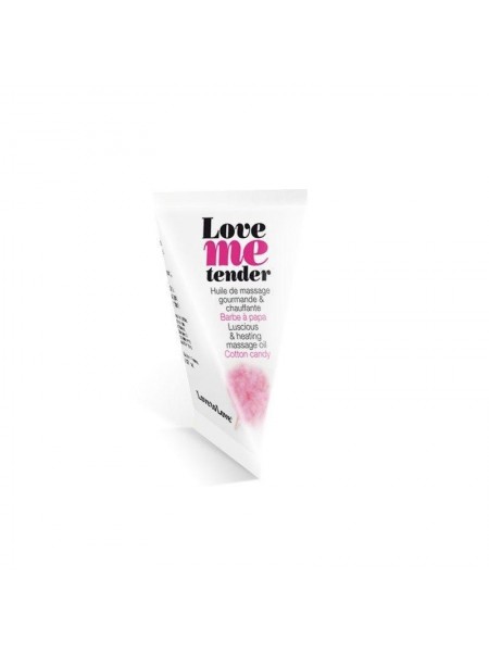 Розігрівальна масажна олія Love To Love LOVE ME TENDER Cotton candy 10 мл (SO1393)
