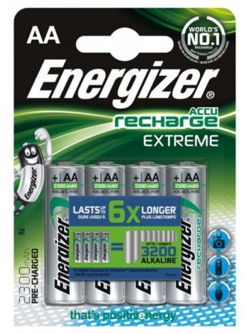 Акумулятори Energizer Recharge Extreme AA/HR06 LSD Ni-MH 2300 mAh BL 4 шт.