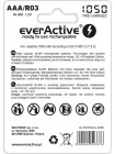 Аккумулятор everActive AAA/HR03 Ni-MH 1050mAh BL 4шт