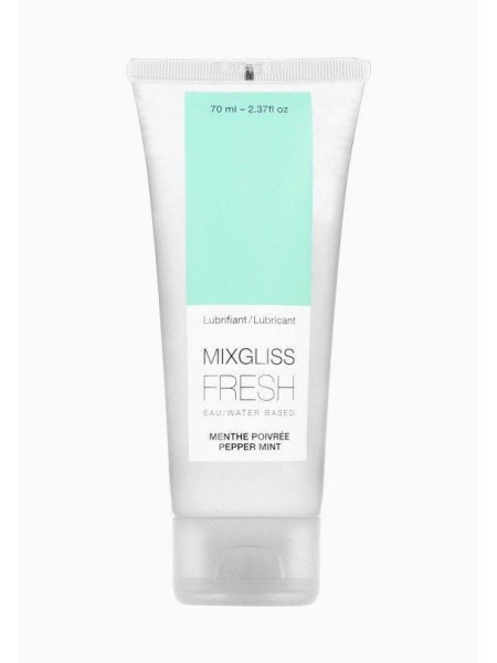 Лубрикант на водній основі з ароматом м'яти MixGliss FRESH Pepper mint 70 мл (SO1619)