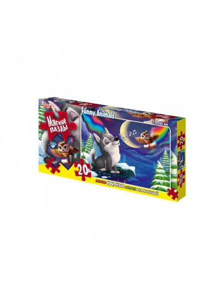 М'які пазли "Вовк" Danko Toys S20-09-12 20 елементів