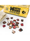 Дерев'яні пазли Wortex Woods Ейфелева вежа 30х30 см 188 елементи амеби PZL40001