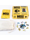 Дерев'яні пазли Wortex Woods Зіркова ніч 20x30 см 126 елементи лабіринт PZL31002S