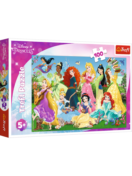 Пазли Trefl "Чарівні принцеси" 100 елементів серії Disney 41х28 см. 16417