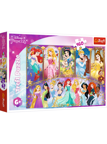 Пазли Trefl "Портрети принцес" 160 елементів серії Disney 41х28 см 15407